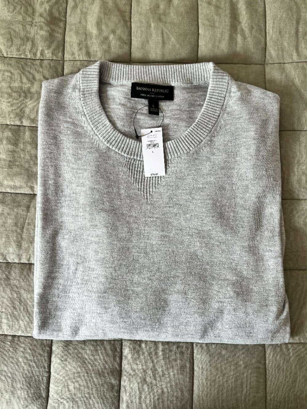 Banana Republic 100% Cotton Sweater - Men's Large (L)